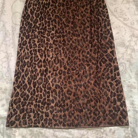 Dolce & Gabbana Intimo Leopard Sheer Nightgown Chemise Slip Dress Italy Sz Small - Picture 4 of 9